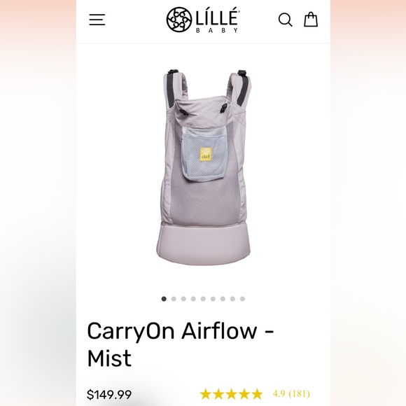 LILLEbaby infant to toddler carrier - Picture 4 of 5